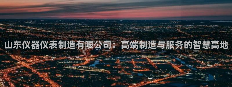 意昂体育3平台注册：山东仪器仪表制造有限公司：高端制造与服务