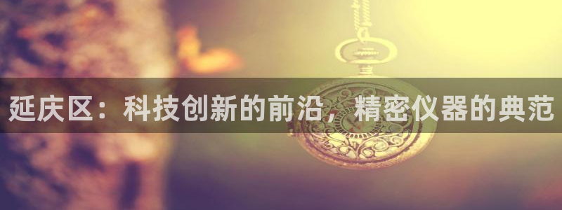 意昂3开户：延庆区：科技创新的前沿，精密仪器的典范
