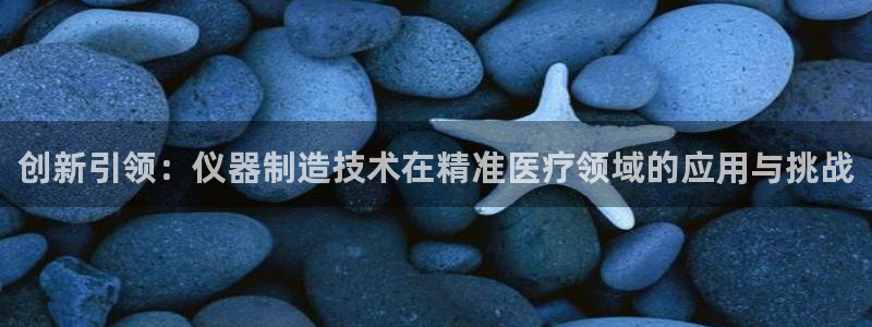 意昂3娱乐下载：创新引领：仪器制造技术在精准医疗领域的应用与