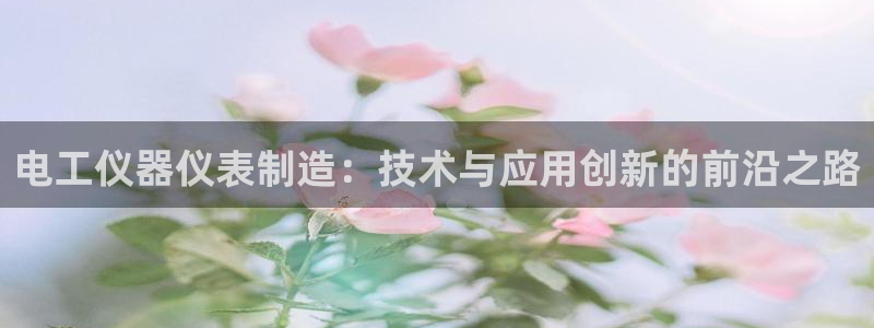德国意昂3集团：电工仪器仪表制造：技术与应用创新的前沿之路
