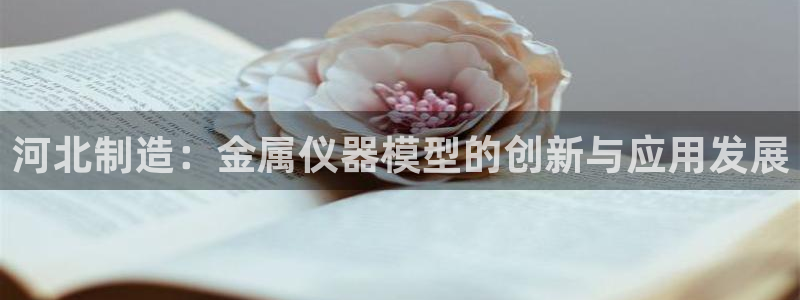 意昂体育3：河北制造：金属仪器模型的创新与应用发展