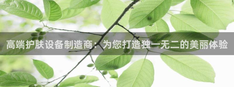 意昂体育3招商电话地址：高端护肤设备制造商：为您打造独一无二