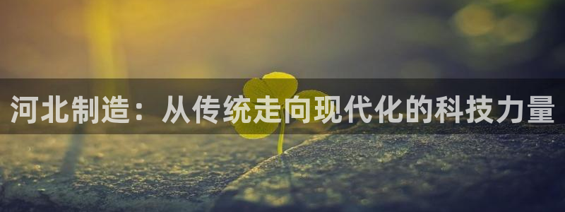 意昂体育3招商电话号码是多少啊：河北制造：从传统走向现代化的