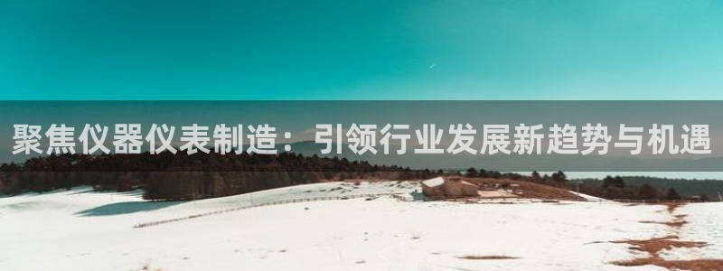 意昂体育3招商电话是多少：聚焦仪器仪表制造：引领行业发展新趋