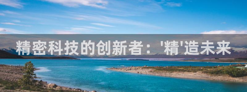意昂体育3平台是正规平台吗：精密科技的创新者：\'精\'造未